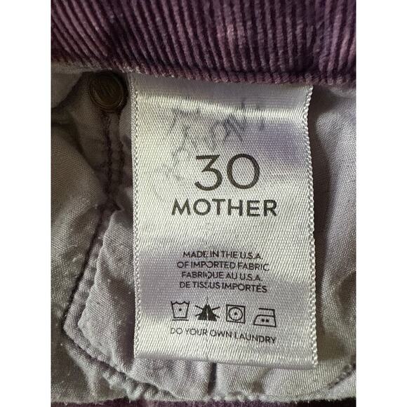 Mother The Looker Corduroy Skinny Pants in Violet Womens Size 30 - Picture 9 of 12